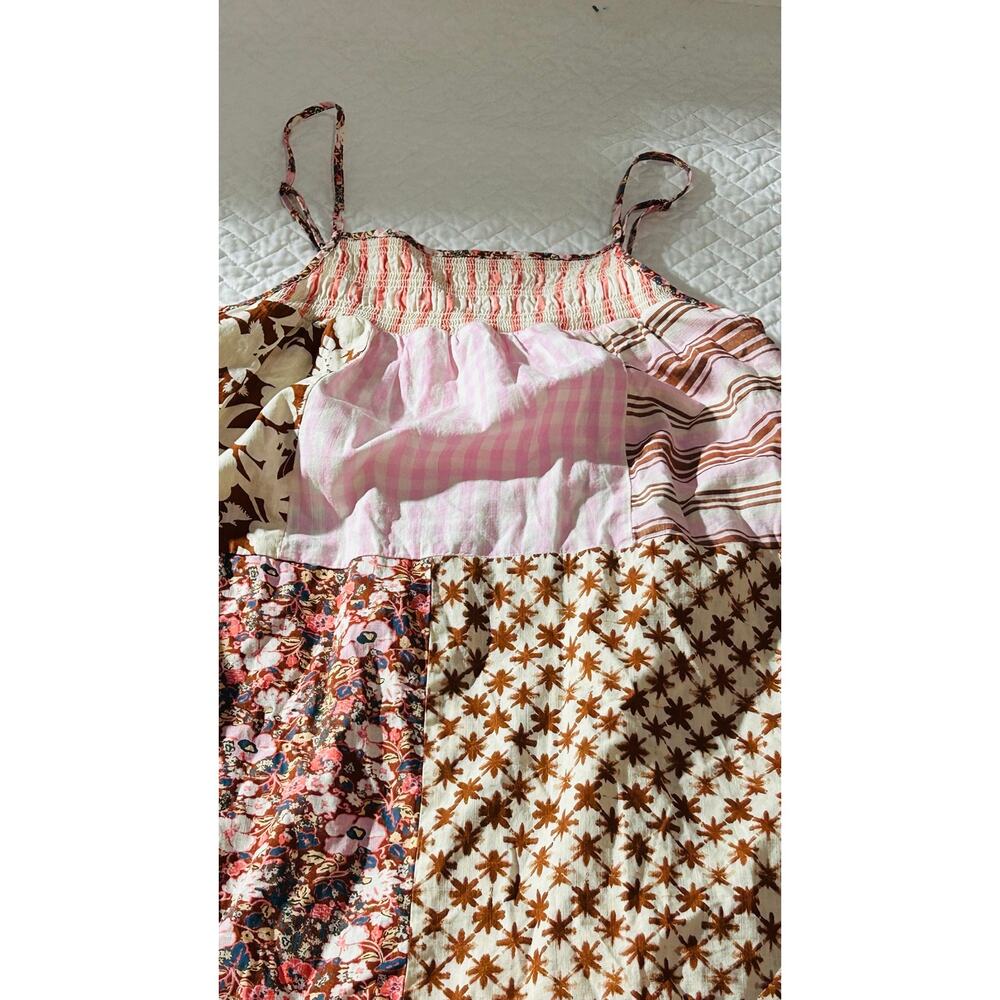 Adorable Universal Thread- Boho/ Cottagecore with Patchwork Design Maxi Dress/ M - Picture 3 of 8